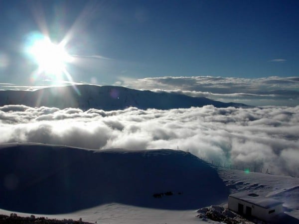 Bulutların karlar içinde seyri