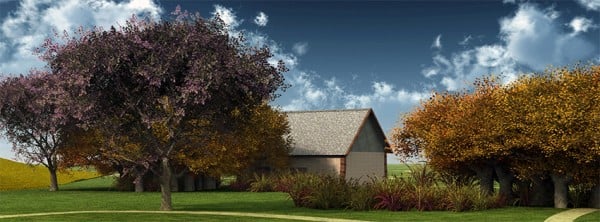 Harika Ev ve Doğa Manzarası Facebook Kapaığı