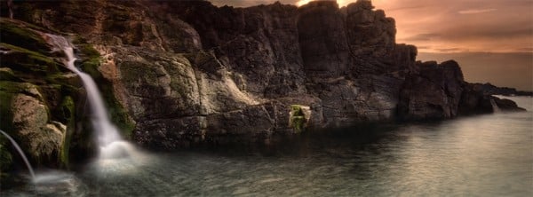 Harika Şelale Manzarası Facebook Kapağı