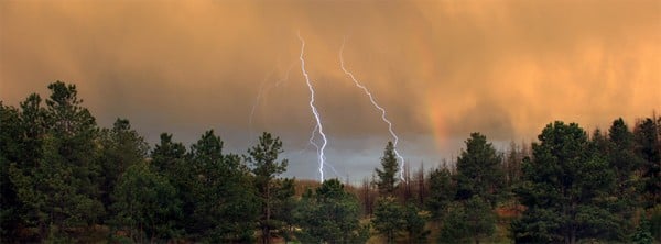 Yaz ve Yıldırım Manzarası Facebook Kapağı