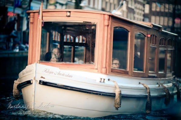 Amsterdam küçük sandal