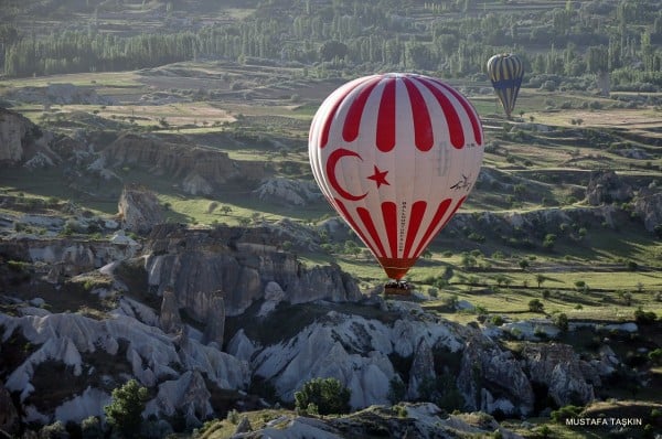 ay yıldız logolu balon