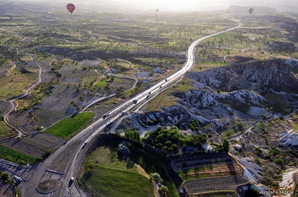 balondan kapadokya yolu