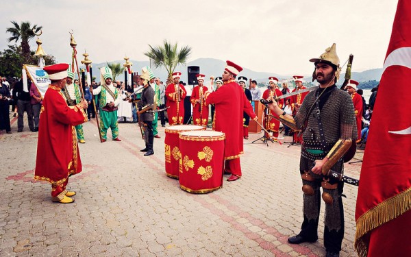 davulcu ve osmanlı askerleri