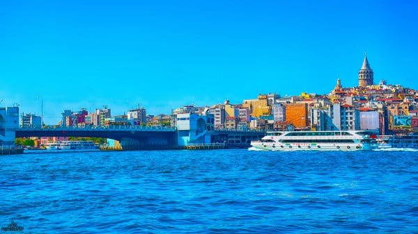 galata kulesi ve haliç köprüsü