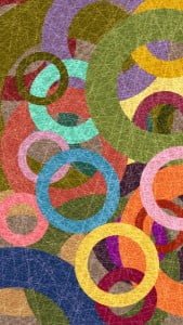 iPhone 5 Wallpaper Colorful Circles 1