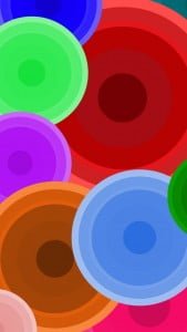 iPhone 5 Wallpaper Colorful Circles 4