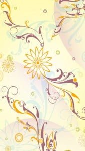iPhone 5 Çiçek Desenli Arkaplan 5