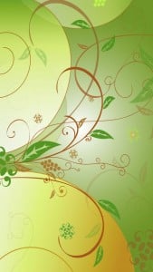 iPhone 5 Çiçek Desenli Arkaplan 7