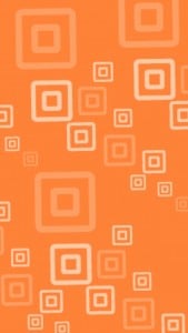 iPhone 5 Wallpaper Orange Pattern 1