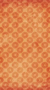 iPhone 5 Wallpaper Orange Pattern 2