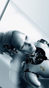 iPhone 5 Wallpaper Robot 1