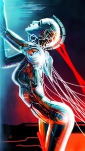 iPhone 5 Wallpaper Robot 4