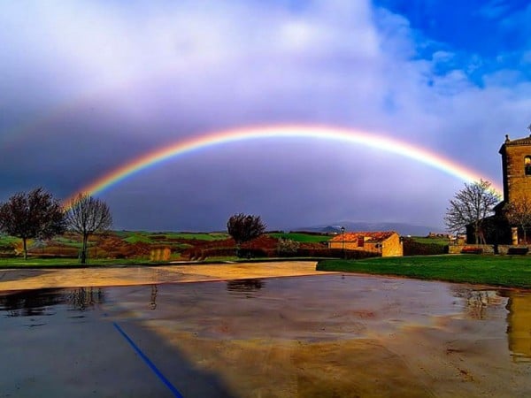 işte güzellik ve gökkuşağı
