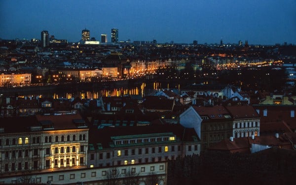 harika prag gece manzaraları