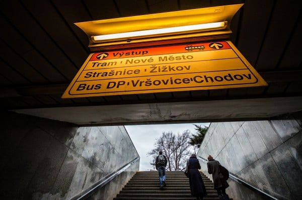 prag metrosu çıkış