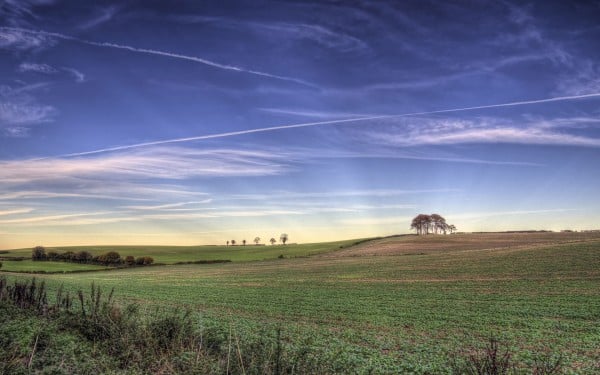 winchester bulutlar ve arazi