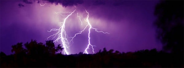 Şimşek Manzaralı Facebook Kapağı