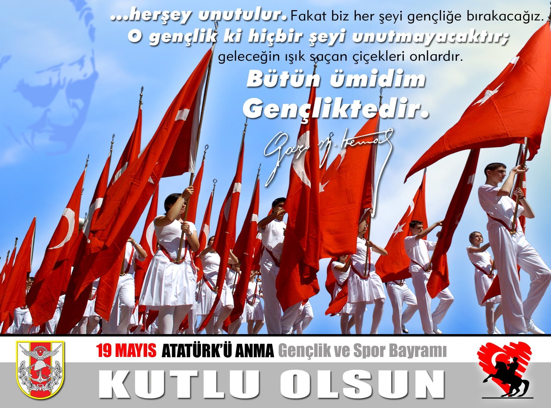 19 Mayıs Atatürk`ü Anma Gençlik ve Spor Bayramı