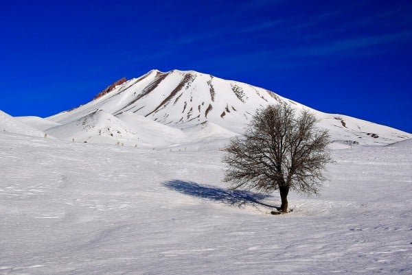 Erciyes Dağı kar