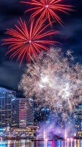 Fireworks Sydney iPhone 6 Plus