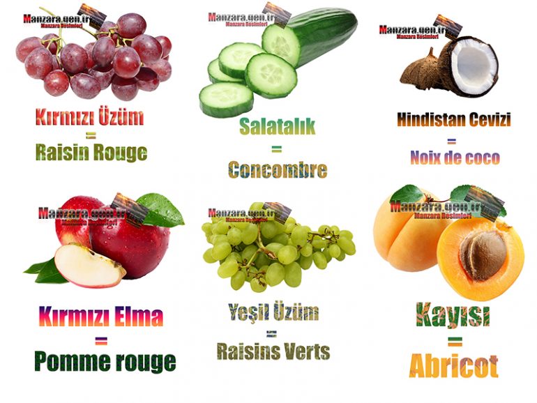 Fransızca Meyve İsimleri