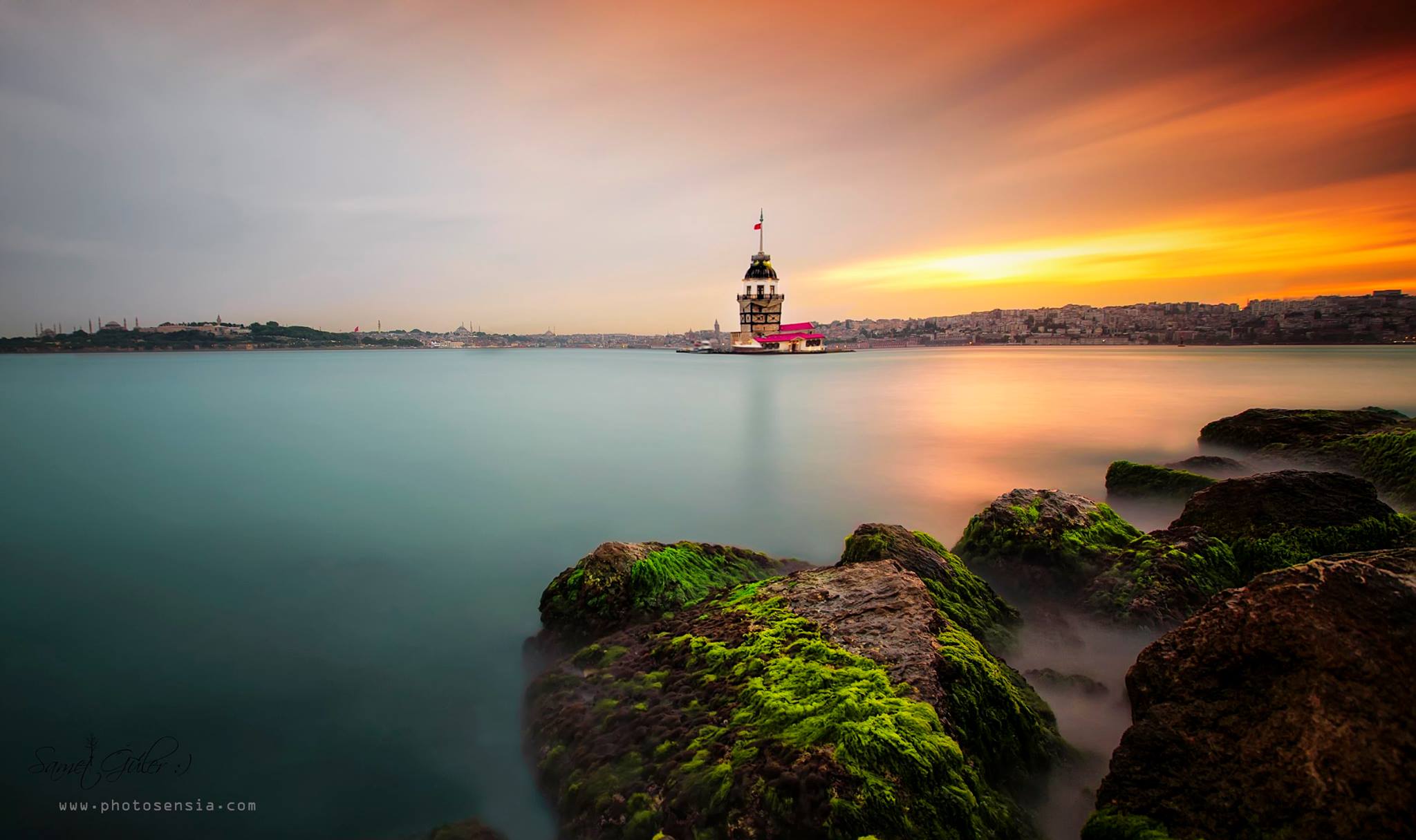 Kız Kulesi Uzun Pozlama