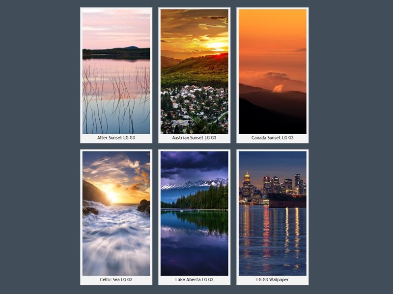 LG G3 Arka Planları