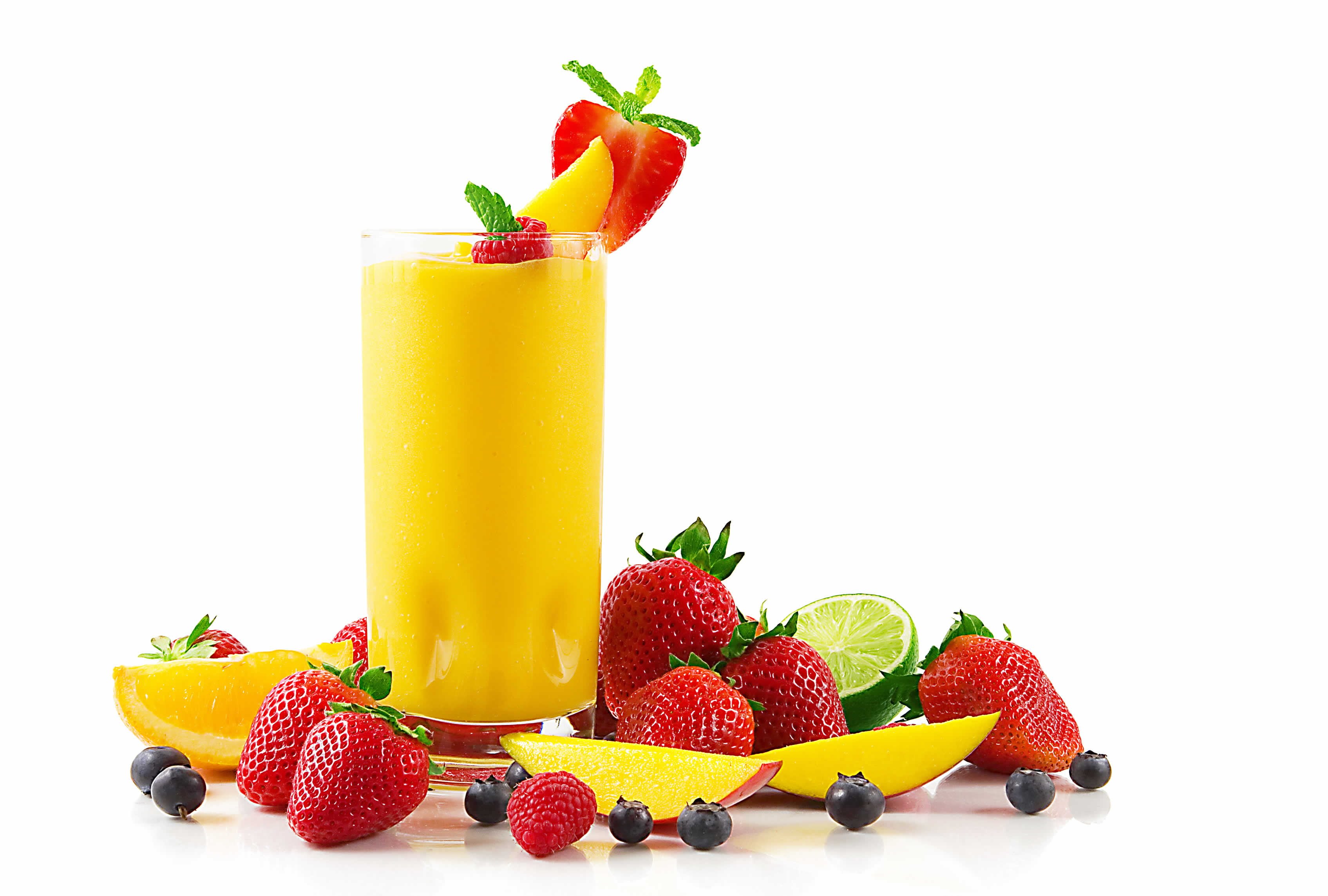 Meyve Suyu ve Çilekler