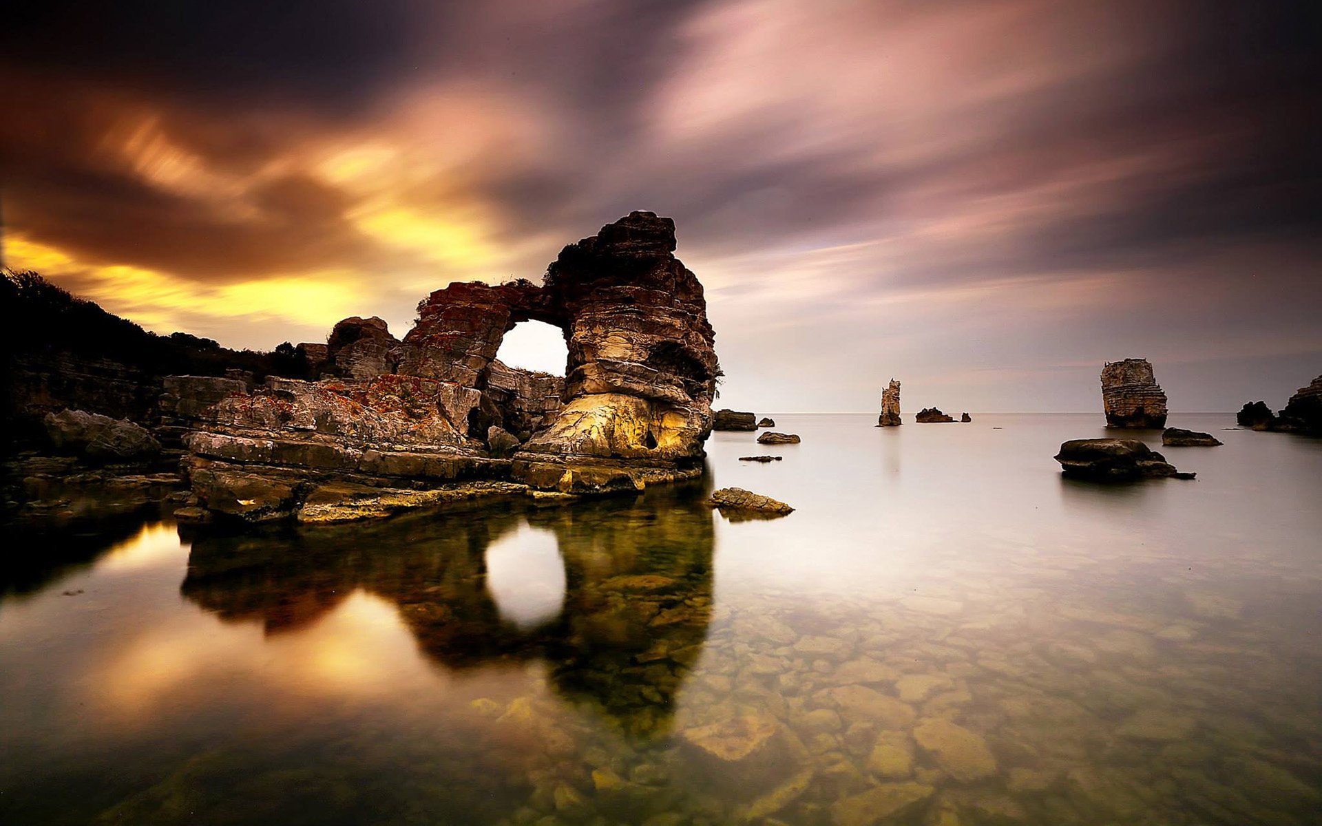 Miço koyu gün batımı