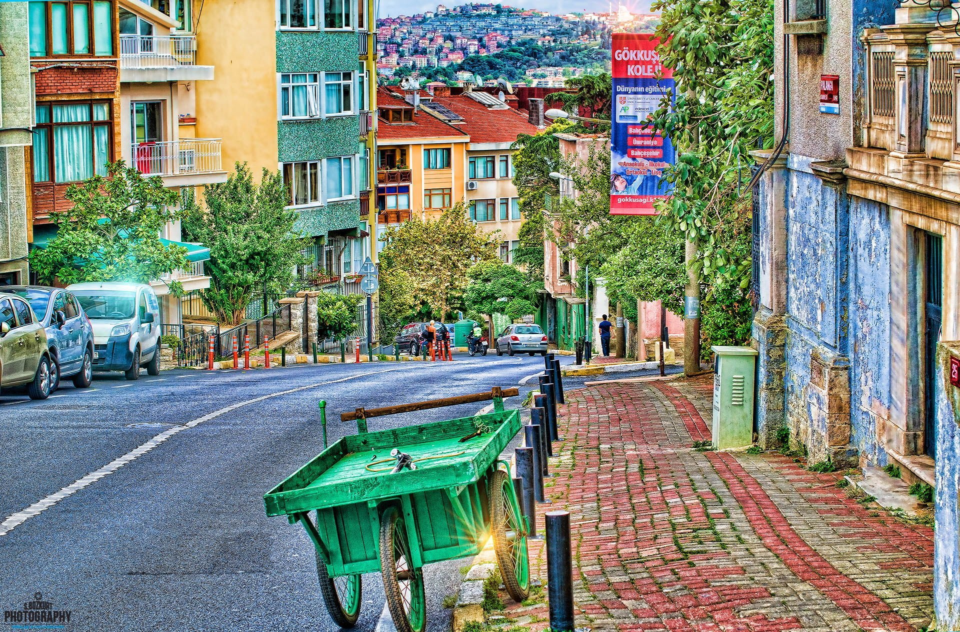 Ortaköy’de bir sokak