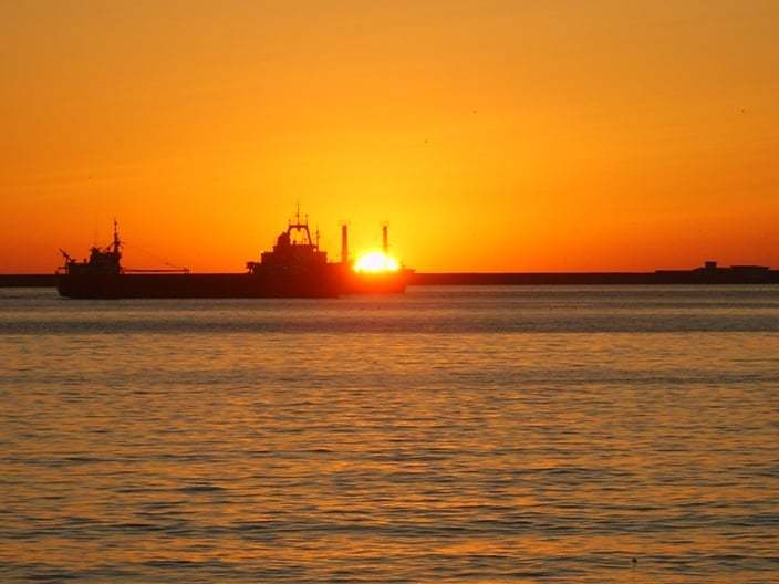 alaplıdan güneşin batışı