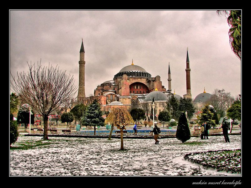 ayasofya kış
