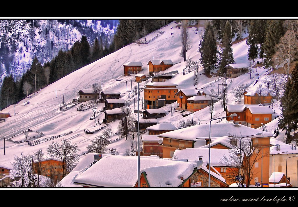 ayder yaylası kış