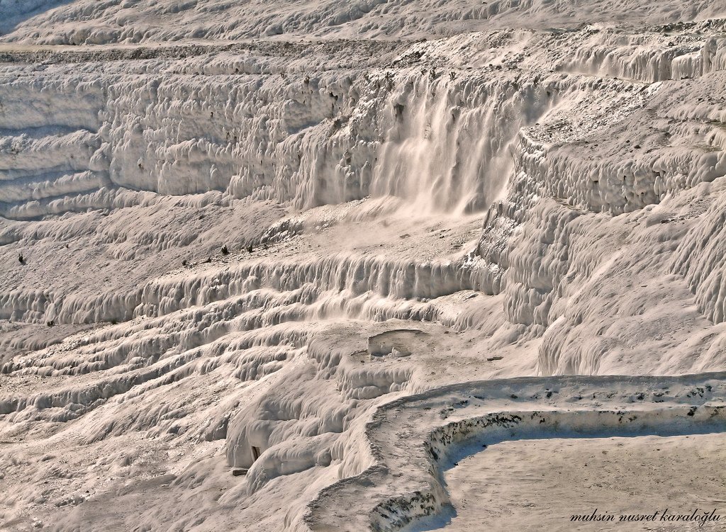 beyaz şelale pamukkale