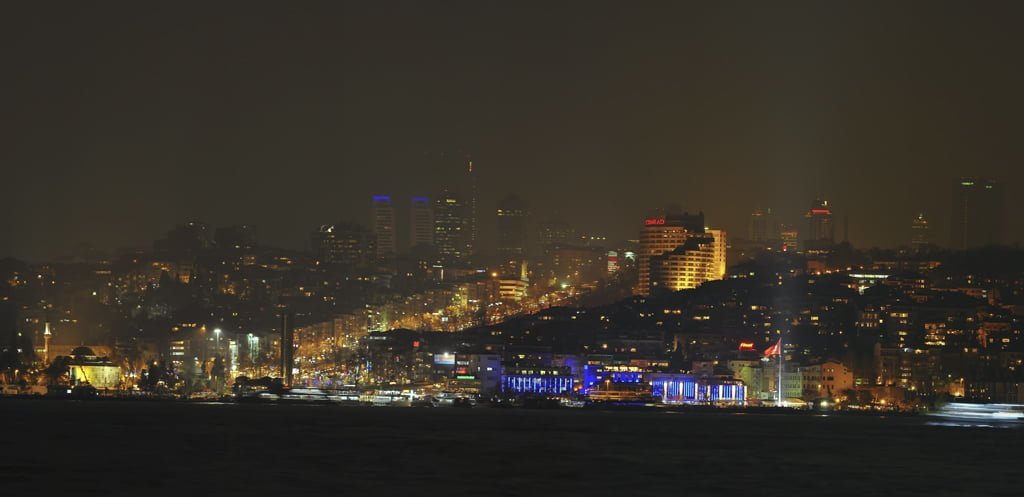 beşiktaş gece manzarası