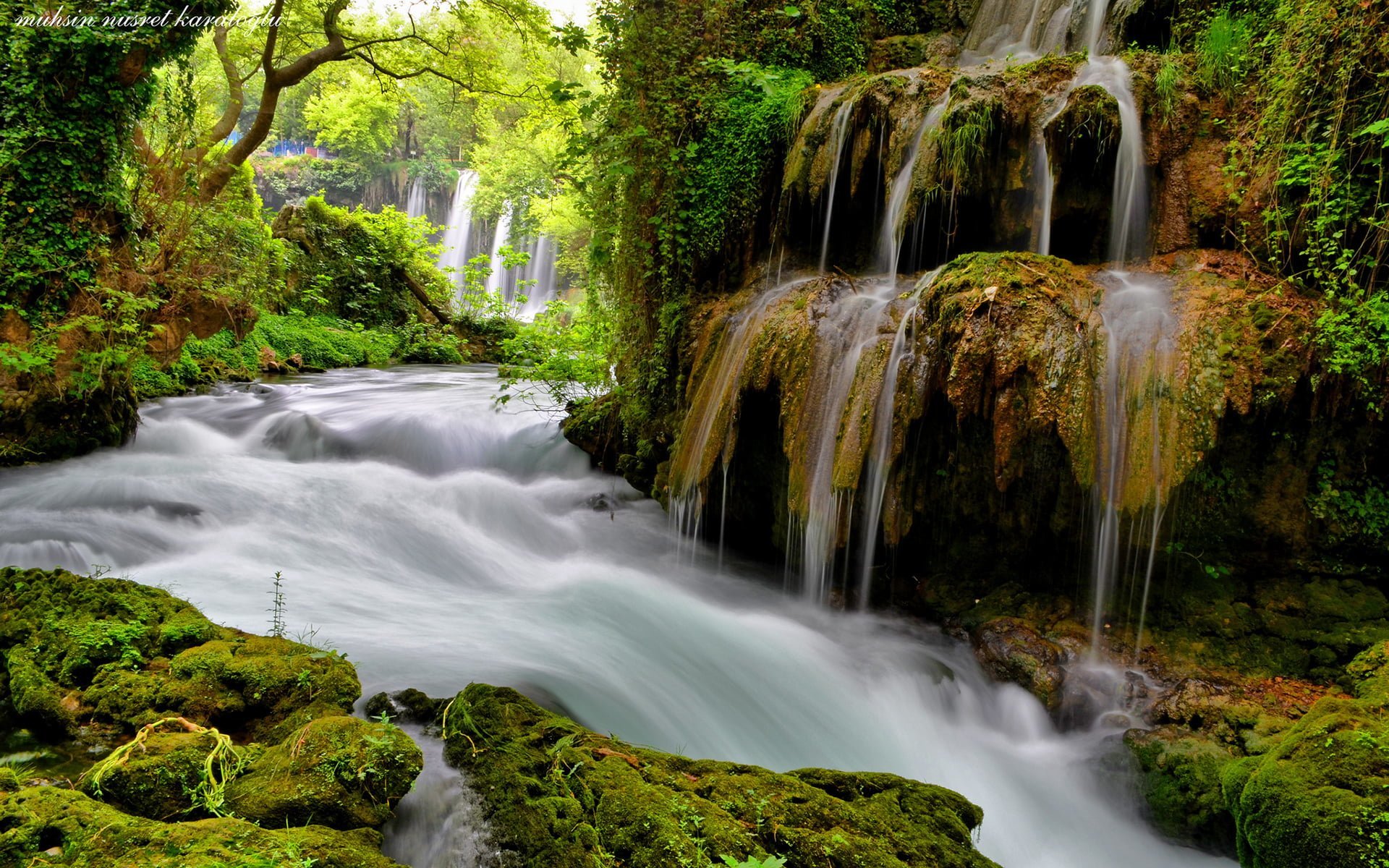 düden şelalesi manzarası