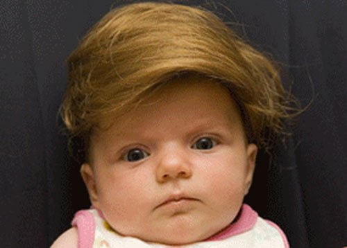 enteresan bebek saçı