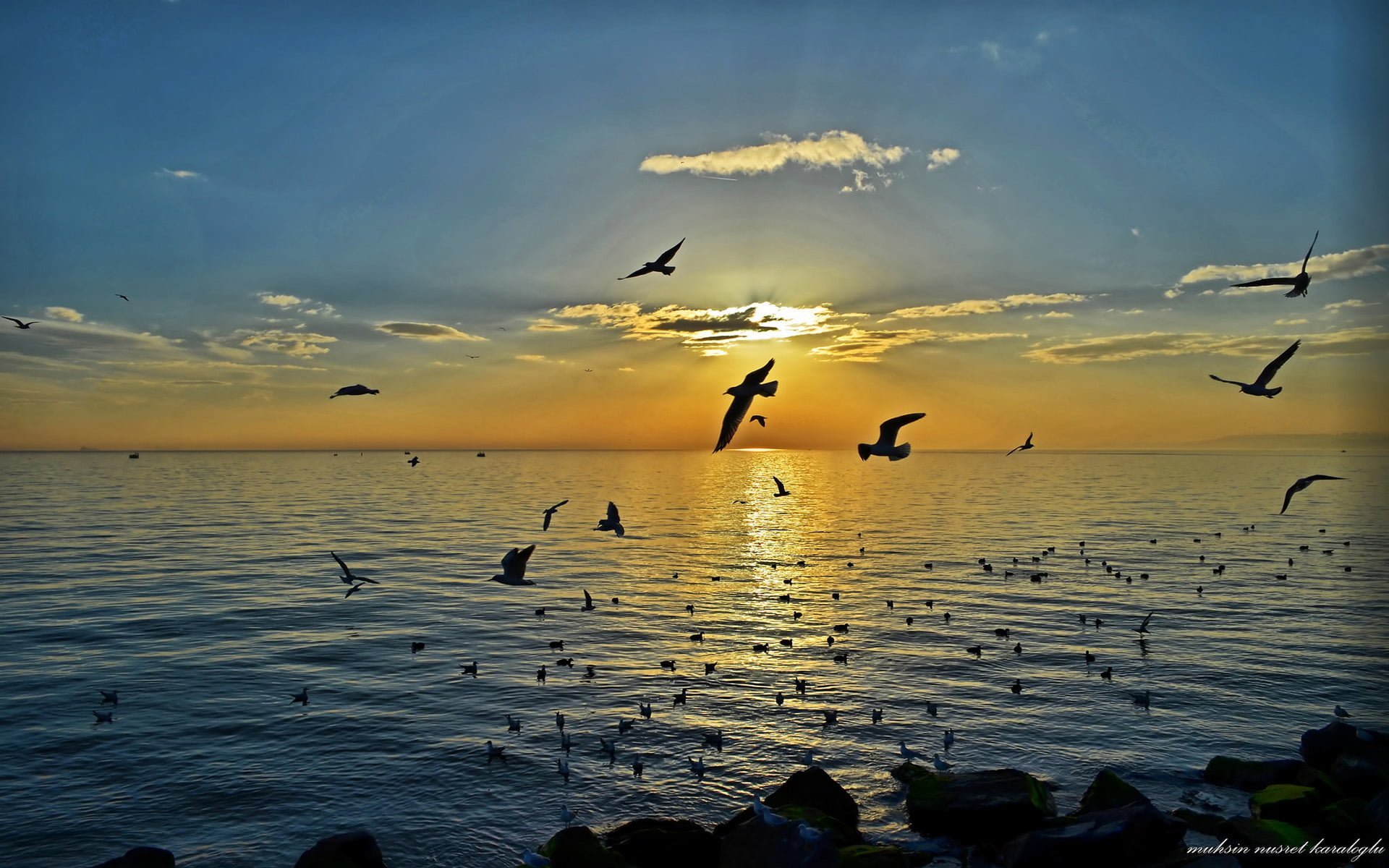 florya'da gün batımı