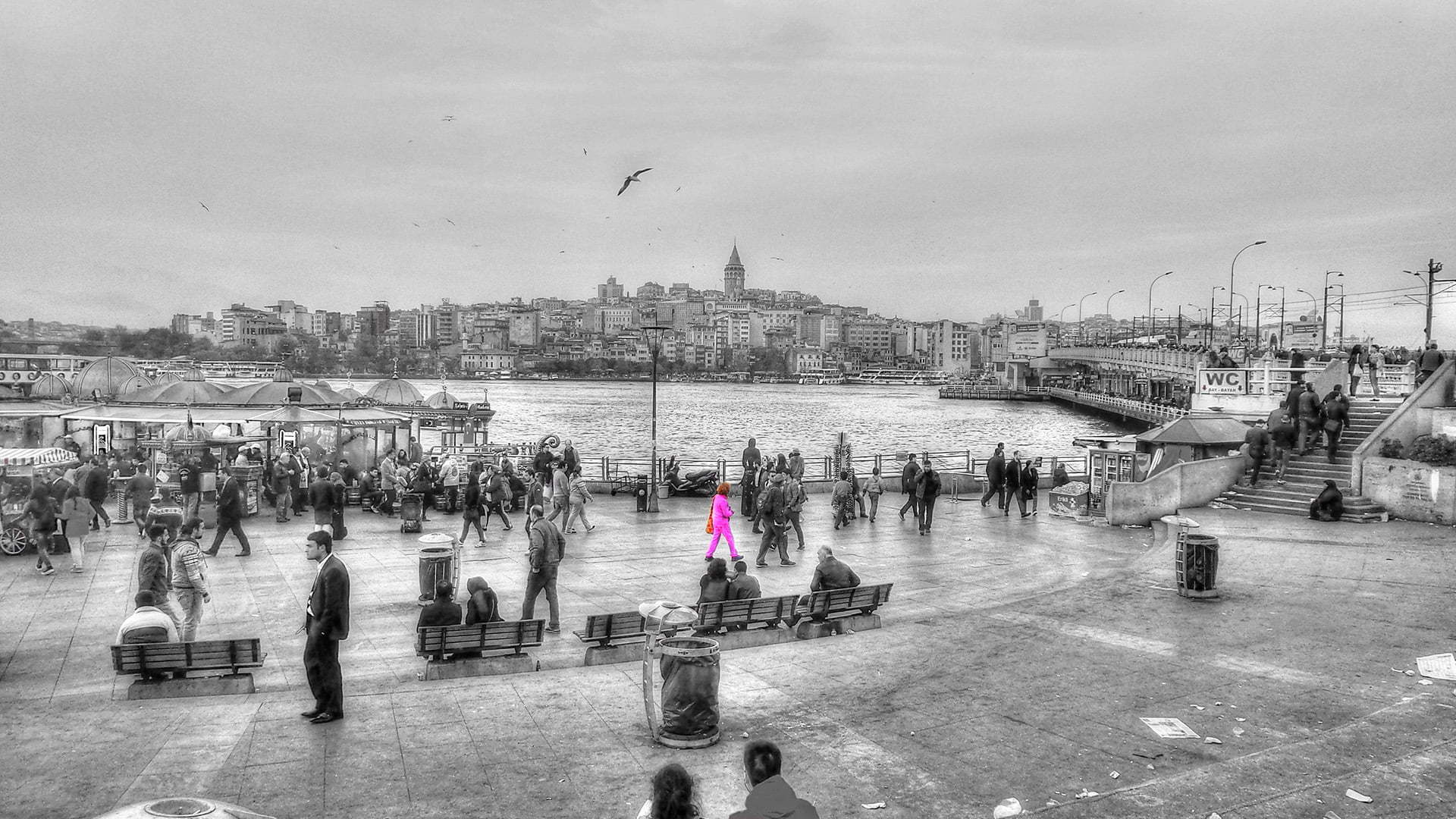 galata pembeli kadın