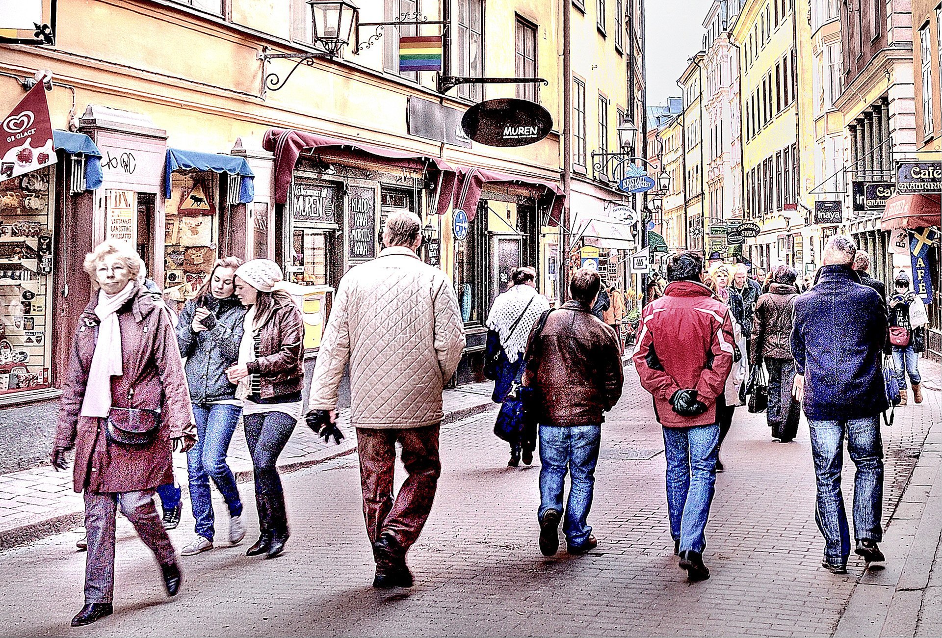 gamla stan - insanlar