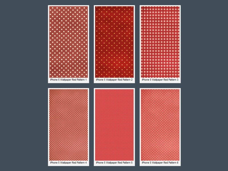 ihpone 5 Red Polka Dots wallpapers