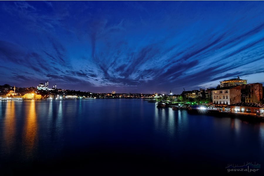 istanbul gece manzaraları