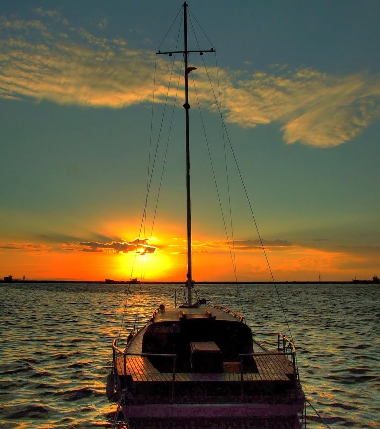 izmir gün batımı resmi