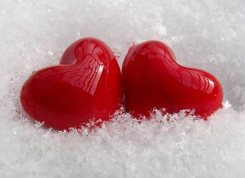 kar ve kalpler