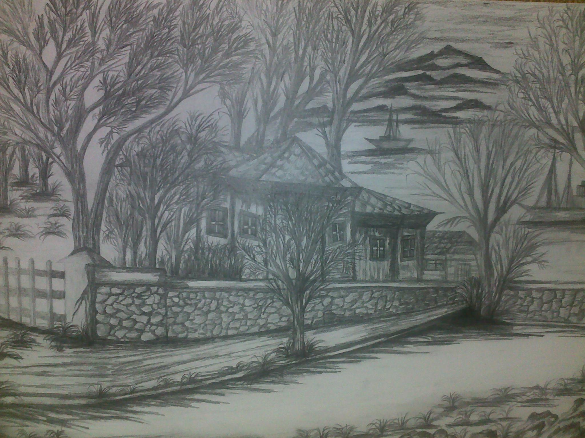 kara kalem çalışması