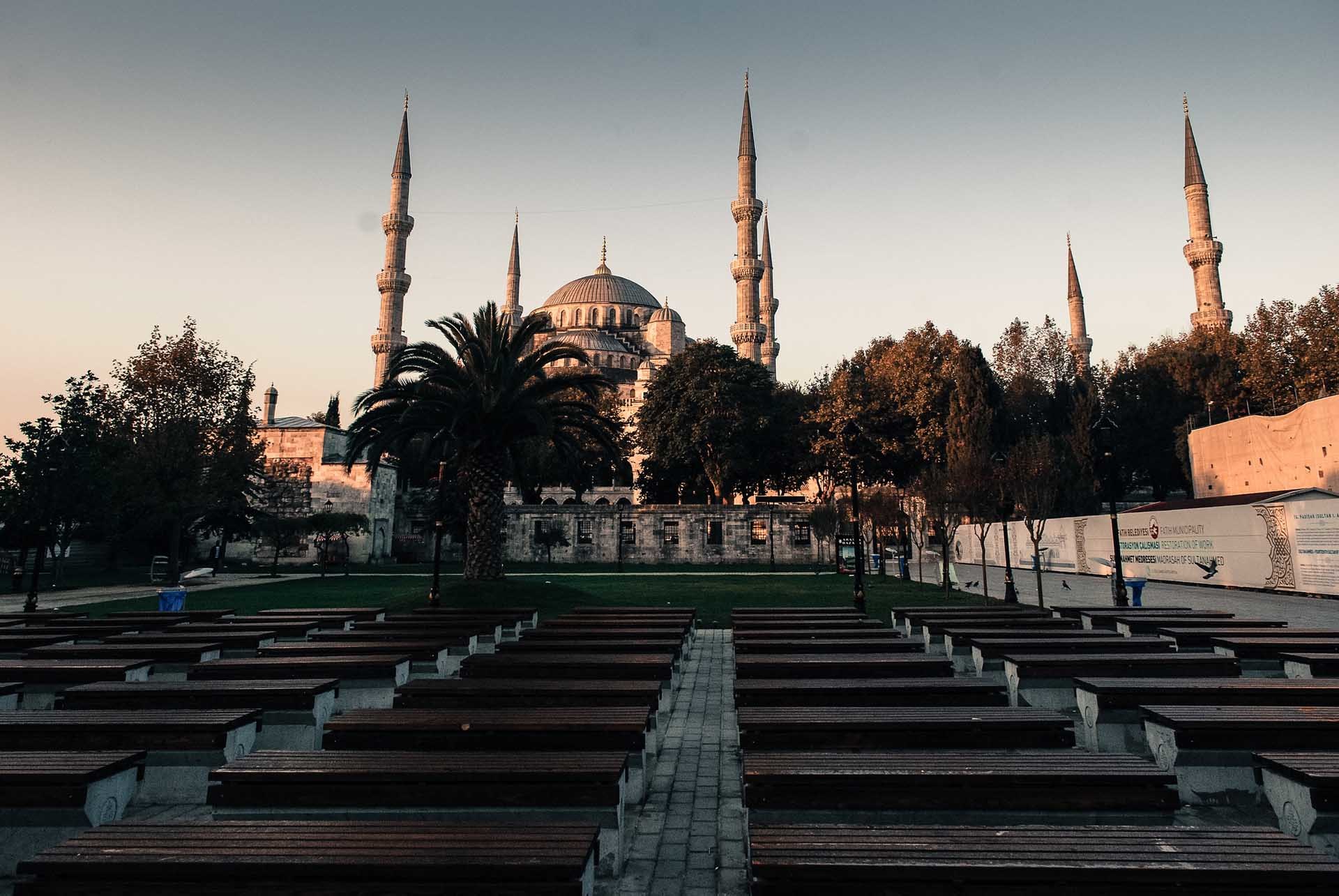 mavi camii manzaraları