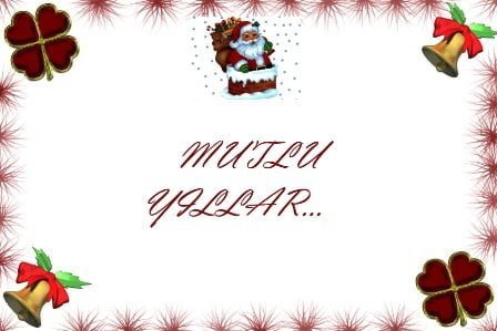 mutlu yıllar yazısı resmi