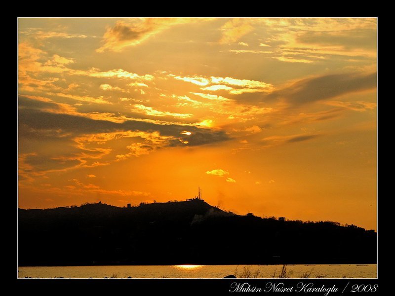 rize'de gün batarken