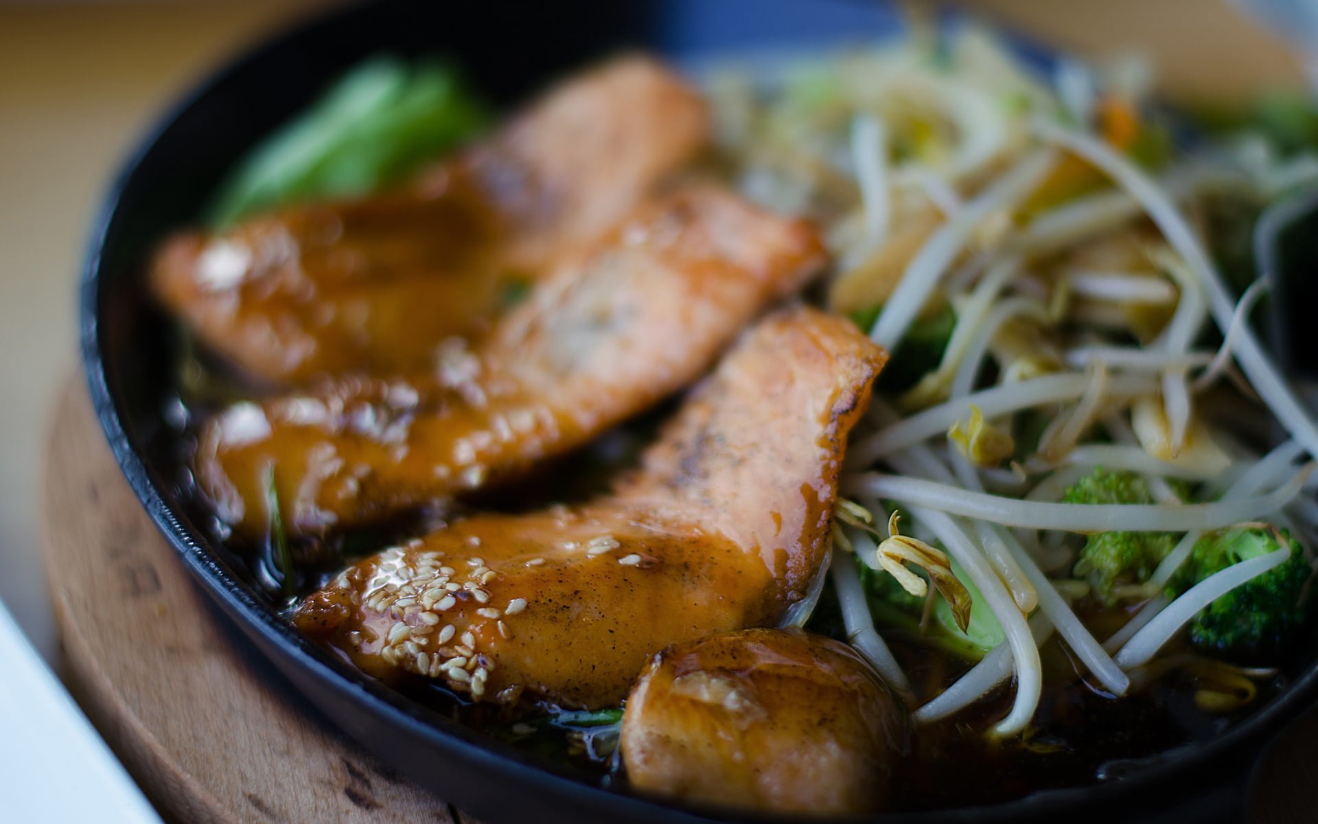 salmon teriyaki